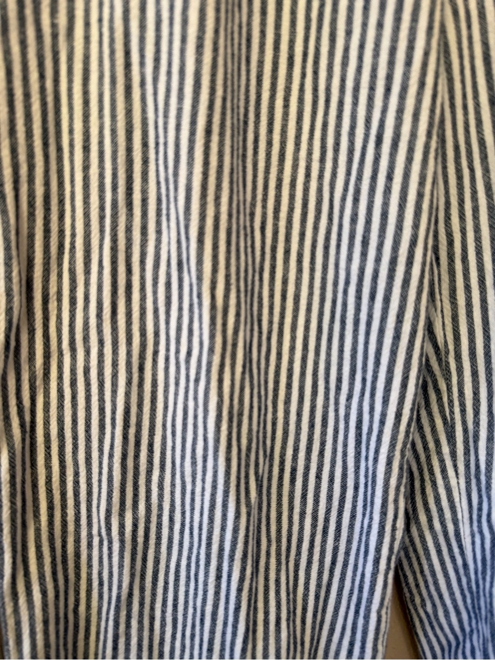 Old Navy Striped Elastic-Waist Wide Leg Pants - Blue and White - Picture 6 of 7